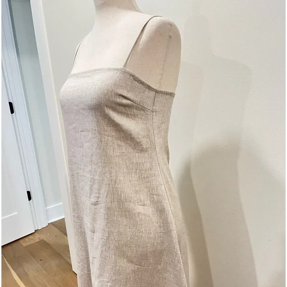 Dissh JEM NATURAL LINEN MAXI DRESS size 2 - Picture 7 of 10